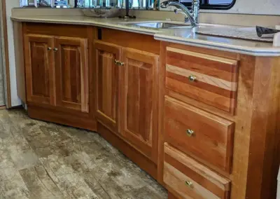 Custom kitchen cabinet